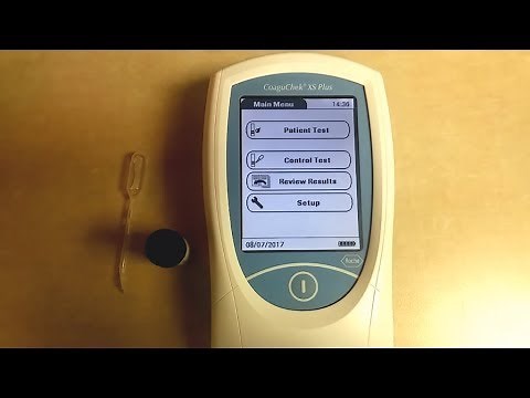 How to Run QC & Patient Tests on the CoaguChek XS Plus