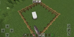 Interactive Minecraft Gameplay with Sheep and Pig