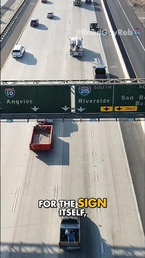 Placement and rules for freeway navigation signs