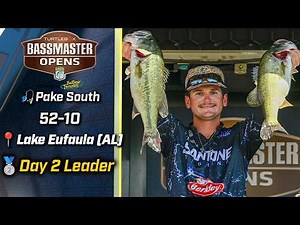 AGAIN! Pake South leads Day 2 at Lake Eufaula (AL) with 52 pounds, 10 ounces
