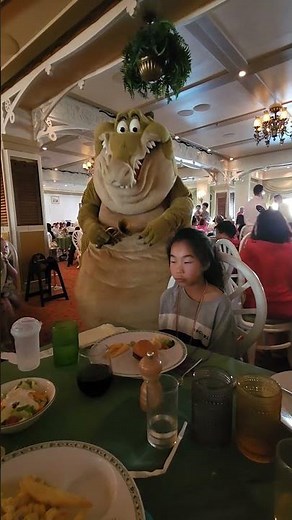 meet Louis the alligator from Disney Tiana #cool #disneycruise #disneyvacation #fun #family