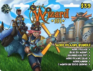 Wizard101 Aero Plains Bundle