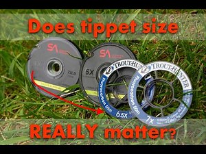 Does tippet size REALLY affect your nymphing drift?