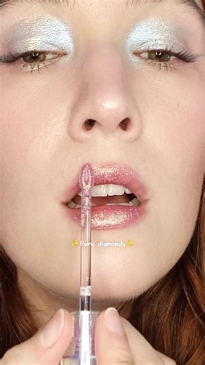 YOU WON'T FIND MORE SPARKLY LIP GLOSS✨ Catrice Diamond Glaze 030 #lipgloss #sparkle #catrice