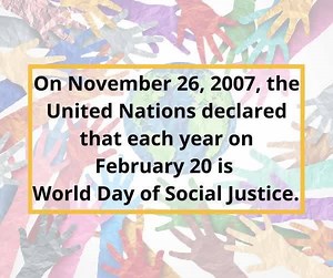 5 comments | Today is #WorldDayofSocialJustice. This year's theme focuses on actions to close the #DigitalDivide, providing work opportunities and protecting labor and human rights in the era of digital technologies. Learn more from the United Nations: https://bit.ly/3qKbrgE #SocialJusticeDay | University of Maryland Global Campus | Facebook