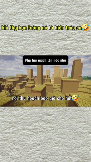 còn gì là cái làng nữa🤣#minecraft #shorts