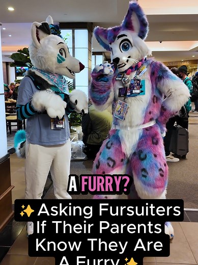 ✨🐾Did You Tell Your Parents That You Are a Furry?? 🐾✨ Happy one year Anniversary to one of my all-time favorite videos - Asking Furries if they have told their parents that they are a furry! Let me know in the comments below if you've told them, or plan to in the future! #furry #fyp #furryconvention #fursuit #Furries