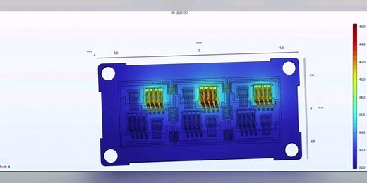 COMSOL  igbt电热力三场耦合模型。有模型和视频讲解和资料。欢迎交流讨论。