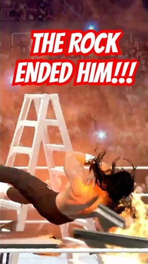 The Rock Just ENDED Roman Reigns 😳 Flaming Tables + Steel Steps in WWE 2K26