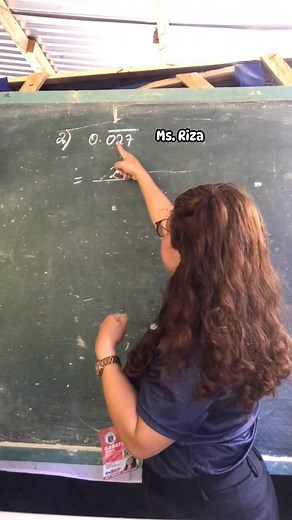 14K views · 380 reactions | Example 2: Repeating Decimal to Fraction #fblifestyle | Ms. Riza Teaching Math | Facebook