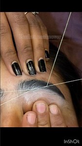 Eyebrows threading tutorial/ Eyebrow threading #eyebrows #threading #shorts #viral #eyebrows