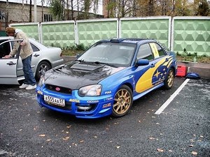 Subaru Impreza WRX STi Burnout