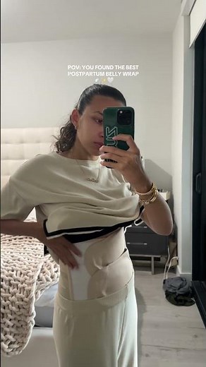 POV: You Found The Best Postpartum Belly Wrap 🤍✨ #postpartum #bellywrap #newmom