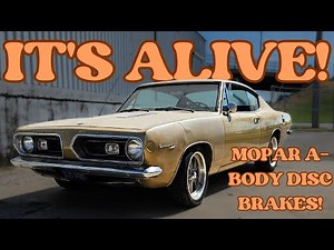 How to Convert A-Body Mopars to Disc Brakes! BABYCUDA GETS BRAKES!