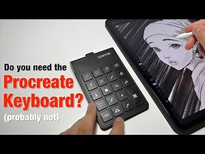 Procreate Shortcut Keyboard | AOIKTYE Wireless Mini Keyboard | iPad Pro Drawing