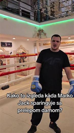 Kako to izgleda kada Marko Jack sparinguje sa prelepom damom? @Hotel Bali Colosseum Beograd @Boks klub Bali #markojack #sparing #dama #viral #premiumcontent