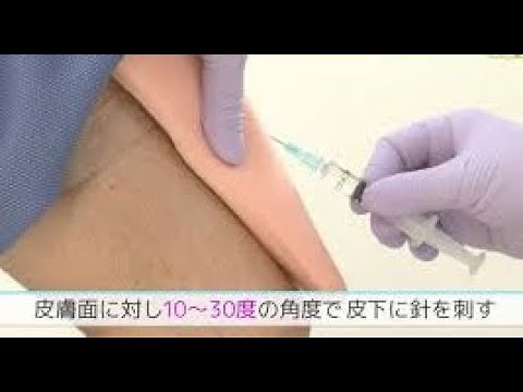 看護学生講座 301基礎看護｢皮下注射の手技 と注意点｣