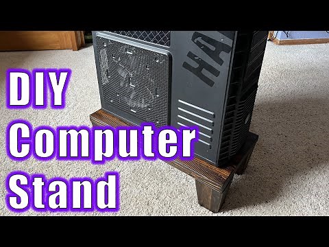 How to DIY Computer Stand