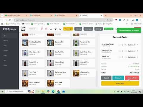 Liquor Shop Billing Software with Inventory & UPI QR | Bonrix Cloud POS Demo