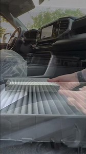 Cabin air filter #replace #toyota #tundra #truck #suv #sedan #trd #clean #bew #fresh