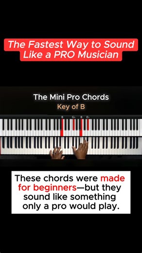 BEGINNERS ONLY - If you’ve never touched a piano—this video is for YOU! Let me show you the Mini Pro Chords in the key of B to get you started—fast.” Comment “Download” to get your free Mini Pro Chords video and start practicing in the key of C. No matter where you are—USA, Canada, Australia, Nigeria, or the U.K.—Mini Pro Chords are your first step toward learning gospel piano and becoming a "full-time" gospel or church musician. Hit play, follow along, and grow fast without years of expensive t