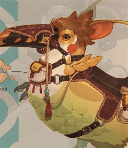 Delivery Bird Timelapse Art Process