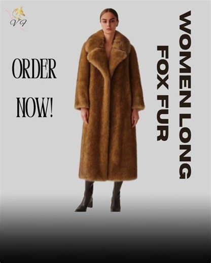 Fur Long - Winter Parka with Fluffy Fur Wbsite Link in your Bio ORDER NOW