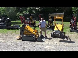 GroundHog LT23 track excavator demo video, Kohler engine