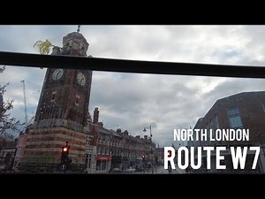 LONDON Bus Ride 🇬🇧 - Route W7 - Full Bus journey from Muswell Hil to Finsbury Park Station