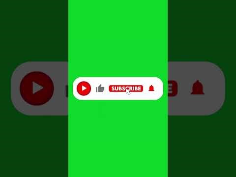 Click Subscribe Button Animation Green Screen | Viral YouTube Overlay | Free 4K Effect No Copyright