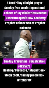 75 reactions · 6 comments | Come Friday allnight prayer and join us sunday as we finish the prophetic program with anointed Son of Prophet kakande your story must change | Echoes Of Joy Ministries | Facebook