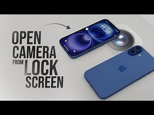 How to Open Camera in iPhone from Lock Screen (tutorial)