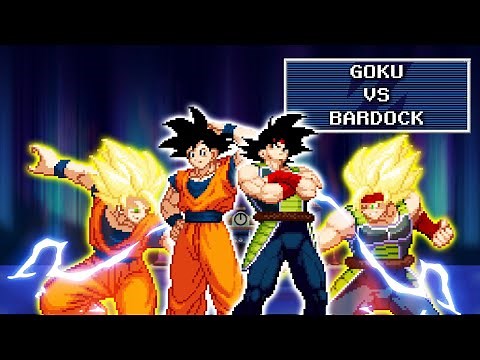 Goku vs Bardock - [Sprite Animation]