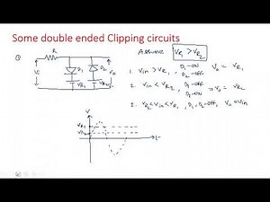 Clipping circuits | Double ended | PDC | Pulse Digital Circuits | Lec-29