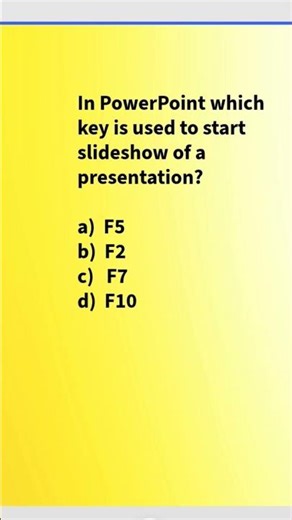 key to start slideshow