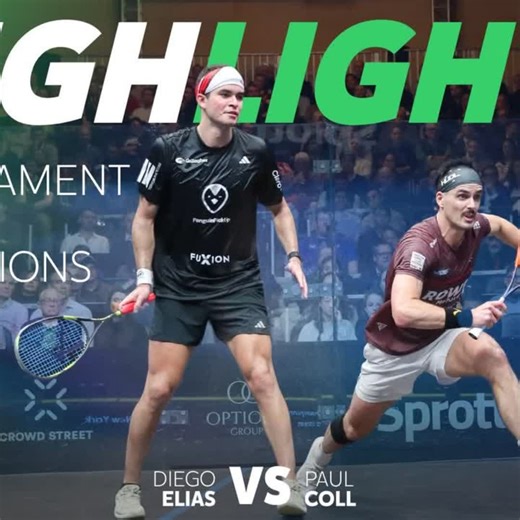 World No.2 🆚 World No.3 Paul Coll & Diego Elias squared off for a spot in the final of the Tournament of Champions - could Coll continue his quest for a first title in New York?? 👀 Catch the highlights 👇 | PSA Squash Tour