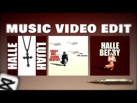 Music Video Typography Edit on CapCut