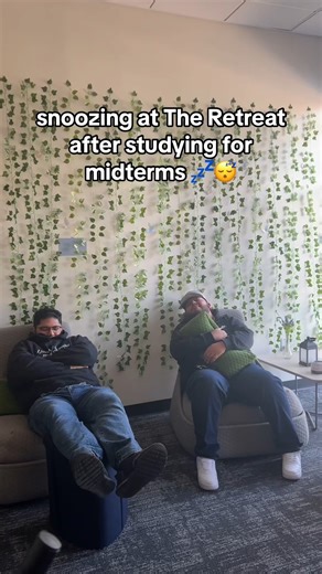 Is midterm season getting to you too?👀😩 . Check out the hammocks and massage chairs at SMSU South if you need a study break! . . . #CSUSB #CoyotePride #BoldVision | CSUSB