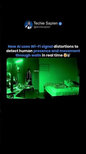 Now AI Uses Wi-Fi to Detect Humans Through Walls 🤯📡