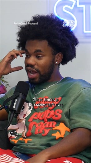 5.1K views · 27 reactions | Ghost Stories English dub might be crazy, but they ARE spitting facts. (peep the Astro Boy shirt ) Get the inside scoop on your favorite retro anime every Tuesday in The RetroCrush Podcast hosted by Tha Storm – streaming on YouTube, Spotify, and everywhere else! | RetroCrush | Facebook