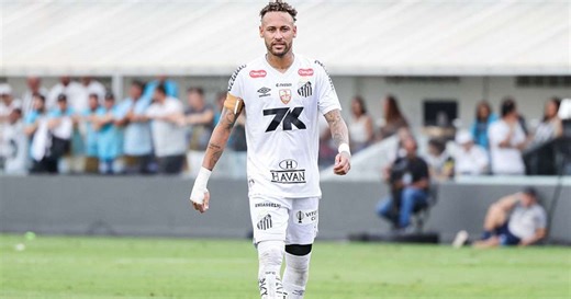 Neymar fará cirurgia no joelho antes de renovar com o Santos