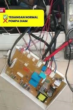 Pompa mesin filter air RO Coway tidak hidup, tapi saat dicek tegangannya normal?