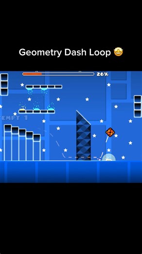 NEAR PERFECT GEOMETRY DASH LOOP! #shorts #geometrydash