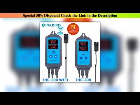 Review INKBIRD IHC-200 & 200 WiFi EU Socket&Plug Digital Humidity Controller for Household Humidify