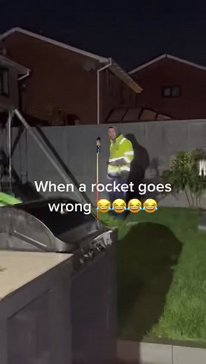 Humorous Backyard Rocket Launch Fails