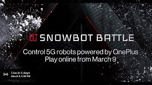 OnePlus Launches Snowbot Battle With Real Bots Capable Of Throwing Snow At 120mph