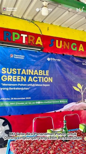 Biro Klasifikasi Indonesia on Instagram: "#SobatBKI Dalam rangka memperingati Hari Menanam Pohon Indonesia, PT Biro Klasifikasi Indonesia (Persero) atau BKI menggelar kegiatan aksi penanaman pohon bertajuk “Sustainable Green Action: Menanam Pohon untuk Masa Depan yang Berkelanjutan” yang dilaksanakan secara luring di RPTRA Sungai Bambu, Jakarta Utara, serta daring melalui Zoom Meetings. Kegiatan yang diselenggarakan melalui kolaborasi Unit Health, Safety, and Environment (HSE) dan Unit Tanggung 