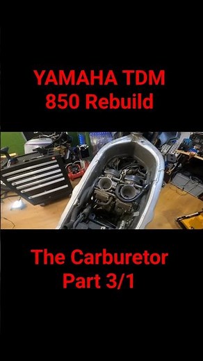 The Yamaha TDM 850 Project Part 2 Teaser - Carburetor Part 3/1