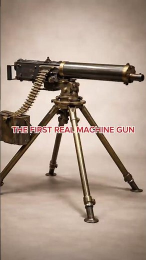 The First True Machine Gun in History