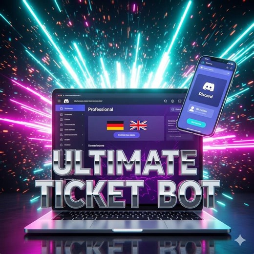 Pro Discord Ticket Bot + Web Dashboard | Bilingual (EN/DE) | Custom Branding & Logo | One-click Setup | Broschi Digital Automation - Etsy Australia